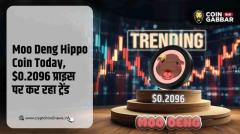 Moo Deng Hippo Coin ट्रेंड में, $0.2096 पहुंची कीमत