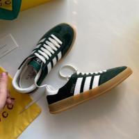 Replica Gucci X Adidas Gazelle Green Suede