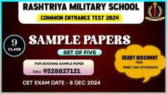 Model Test Papers for Military School Class 9