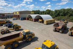 Industrial Canopy Shelter Location For Material Storage