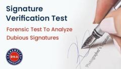 Get the Best Signature Verification Forensics Test at Cost Effective