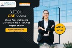 Shape Your Engineering Career with B.Tech CSE at MUJ.