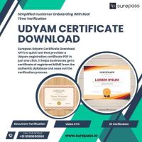 Udyam Certificate Download - Surepass Technologies