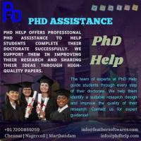    PhD Assistance