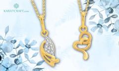 Buy Stylish Women's Gold Pendant at Karatcraft