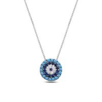 Unique Evil Eye Necklace at Zehrai