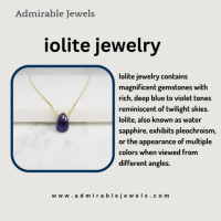 Stunning Iolite Jewelry - Elegant Blue Gemstone Designs