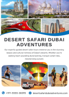 Desert Safari Dubai Adventures | Dubai Desert Safari |+971 55 553 8395