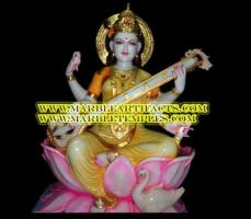 Buy Maa Saraswati marble statues from Marble Artifacts.