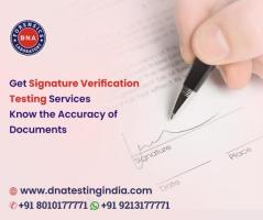 Accurate Signature Verification Tests in India