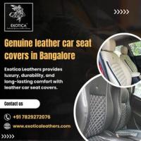 Genuine leather car seat covers in Bangalore | Leather upholstery in Bangalore