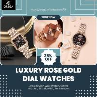 Branded Rose Gold Dial Watches for Ladies Stylish & Unique