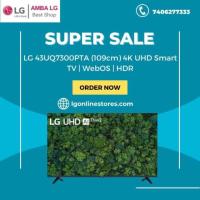 LG 43UQ7300PTA.ATRQ (109cm) 4K UHD Smart TV | WebOS | HDR