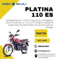 Bajaj Platina 110 ES On Road Price In Bangalore - Mileage | Amba Bajaj