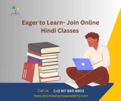 Eager to Learn- Join Online Hindi Classes in NYC