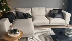 Stylish Linen Curtains & IKEA Sofa Covers by NorseMaison