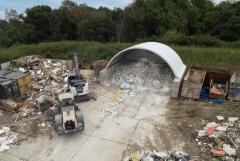 Hale łukowe w branży recyklingu i kruszyw