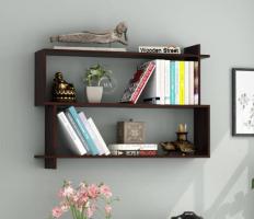 Buy Sculpa Wall Shelf – Walnut Finish for Warmth and Style