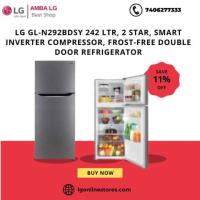 LG GL-N292BDSY 242 Ltr, 2 Star, Smart Inverter Compressor, Frost-Free Double Door Refrigerator