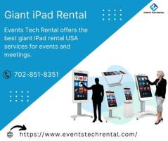 Best Giant iPad Rental in USA - Events Tech Rental