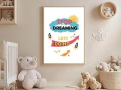 Motivational Printable Poster - ‘Stop Doubting Yourself’ - Inspiring Wall Art for Home or Office Dec