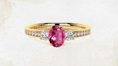 Dazzling Pink Tourmaline Engagement Ring (2.80 cts.)