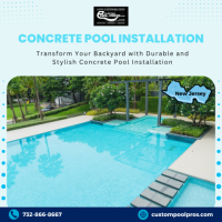 Concrete Pool Installation in NJ