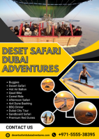 Evening Desert Safari Dubai +971 55 553 8395