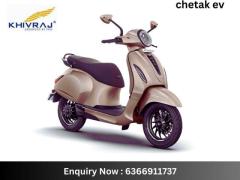 Chetak EV is Bajaj amazing electric scooter.