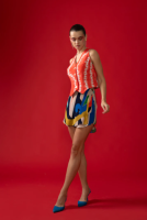 Shop Gravity Waist Coat With Skort At Nautanky