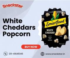 Tasty and Cheesy: White Cheddar Popcorn by Snackstar