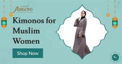 Buy Elegant Islamic Kimonos for Women – Shop Online at Amsons!