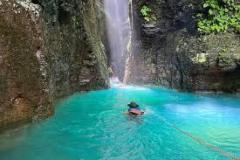 La Leona Waterfall Tubing