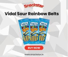 Vidal Sour Rainbow Belts from SnackStar