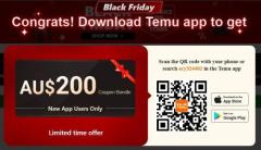 AU$200 Bonus + 40% Off Temu Purchases – Free Shipping Guaranteed