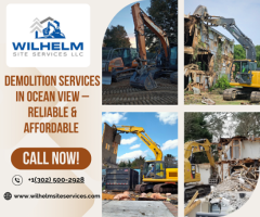 Demolition Services in Ocean View – Reliable & Affordable 