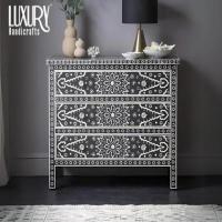 Explore the Artistry of the Bone Inlay Chest Of Drawers