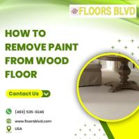 how to remove paint from wood floor