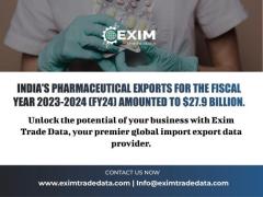 India pharmaceutical export import data | Global import export data provider