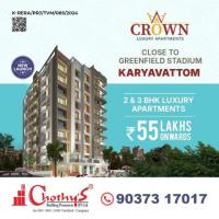 Chothys Crown Apartments Karyavattom Contact Us:9037317017