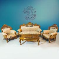 AARSUN TEAK WOOD, TEAK FINISH SOFA SET