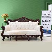 AARSUN 3 SEATER SOFA IN TEAK WOOD 