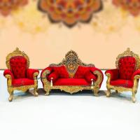 AARSUN WEDDING SOFA SET IN VICTORIAN STYLE