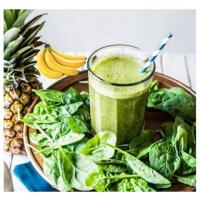 Pineapple spinach smoothie in Lexington