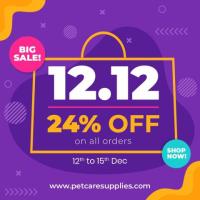 12.12 Deals Live NOW | 24% OFF | PetCareSupplies