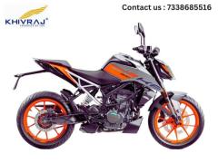 The KTM Duke 200 is prepared to compete.