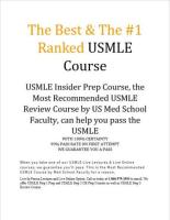 The Best & The #1 Ranked USMLE Course