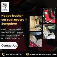 Nappa leather car seat covers in Bangalore | Car upholstery shop in Bangalore