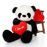 Loveable Valentine Panda Bear from Giant Teddy