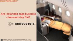 Are Icelandair Saga business class seats lay flat?